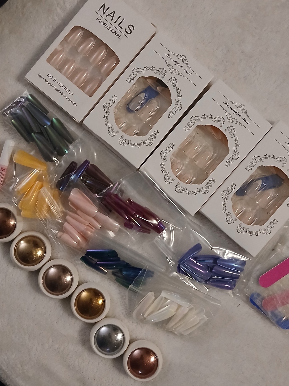 Press-On Nail Sets, Glitter - HUGE MUST SEE BUNDLE! 💅